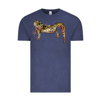 Vintage Denim Gecko Lizard Illustrations Vintage Tee - LillyAllenDesigns