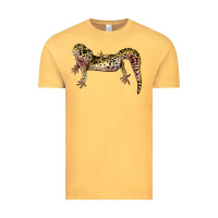 Vintage Mustard Gecko Lizard Illustrations Vintage Tee - LillyAllenDesigns