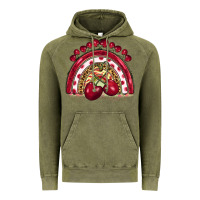 Vintage Olive cherry rainbow Vintage Hoodie - BarkalooDesign
