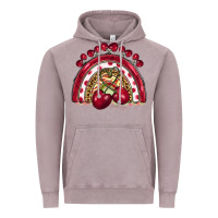 Vintage Zinc cherry rainbow Vintage Hoodie - BarkalooDesign