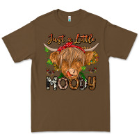 Cacao Just a Little Moody Premium Tee - CowhideDigitalArt
