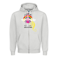 Dove Grey Unicorns Are Born in September Zipper Hoodie - Bettercallsaul