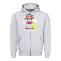 Heather Grey Unicorns Are Born in September Zipper Hoodie - Bettercallsaul