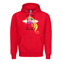 Red Unicorns Are Born in September Zipper Hoodie - Bettercallsaul