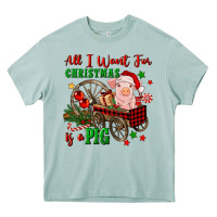 Arona all i want for christmas is a pig Heavy Core Tee - FaDigitalArtStudio