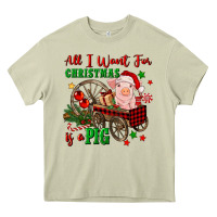 Mossy all i want for christmas is a pig Heavy Core Tee - FaDigitalArtStudio