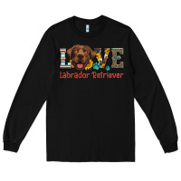 Black love labrador retriever Long Sleeve Tee - Artiststas