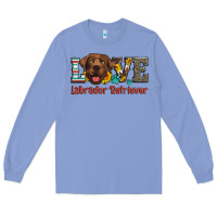 Colony Blue love labrador retriever Long Sleeve Tee - Artiststas