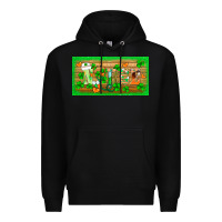 Black st.patricks nurse license plate template Premium Hoodie - BarkalooDesign