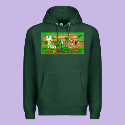 St.patricks Nurse License Plate Template Premium Hoodie Designed By Barkaloodesign