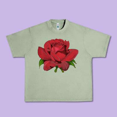 Oklahoma Rose Illustrations Urban Heavy Tee Designed By Lillyallendesigns
