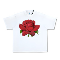 White Oklahoma Rose Illustrations Urban Heavy Tee - LillyAllenDesigns