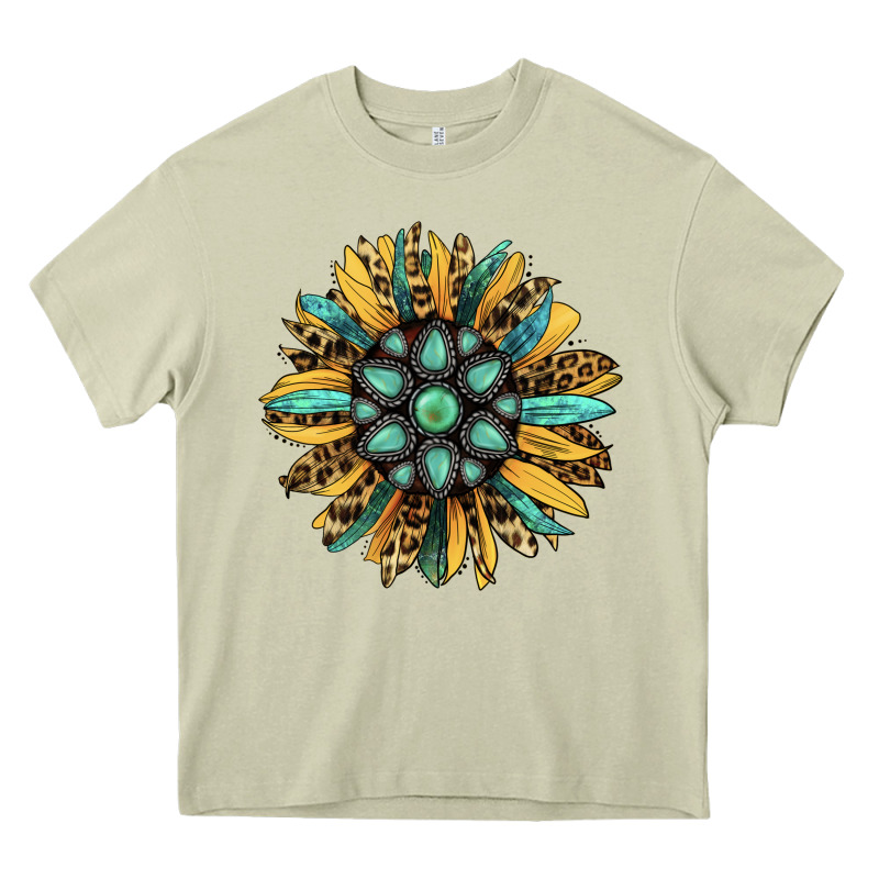 Gemstone Sunflower Heavy Core Tee by RanaPortraitStore | Teevron