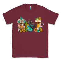 Burgundy western coffee cups with sunflower and gemstone bbs Classic Tee - BundleAndBundleShop