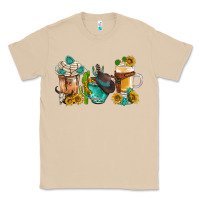 Mushroom western coffee cups with sunflower and gemstone bbs Classic Tee - BundleAndBundleShop