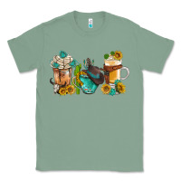 Sage western coffee cups with sunflower and gemstone bbs Classic Tee - BundleAndBundleShop