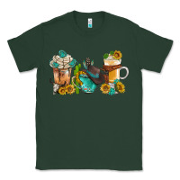 Sports Green western coffee cups with sunflower and gemstone bbs Classic Tee - BundleAndBundleShop