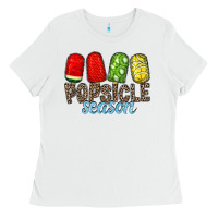 White popsicle season Ladies Tee - RacoonDesign