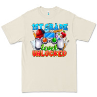 Bone 1st Grade Level Unlocked Premium Tee - CowhideDigitalArt