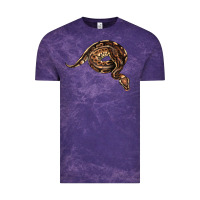 Cloud Purple Royal Ball Python Illustrations Vintage Tee - LillyAllenDesigns