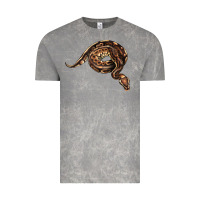Cloud Rock Royal Ball Python Illustrations Vintage Tee - LillyAllenDesigns