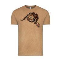Vintage Camel Royal Ball Python Illustrations Vintage Tee - LillyAllenDesigns
