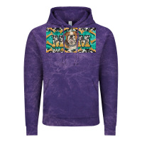 Cloud Purple english bulldog mom  license plate template Vintage Hoodie - BarkalooDesign