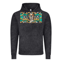 Vintage Black english bulldog mom  license plate template Vintage Hoodie - BarkalooDesign