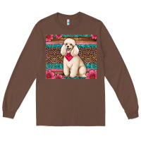 Chestnut standart poodle floral Long Sleeve Tee - Artiststas