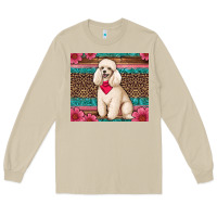 Mushroom standart poodle floral Long Sleeve Tee - Artiststas