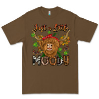 Cacao Just a Little Moody Premium Tee - CowhideDigitalArt