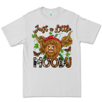 Dove Grey Just a Little Moody Premium Tee - CowhideDigitalArt