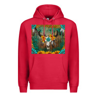 Cardinal boho bullskull Premium Hoodie - RanaPortraitStore