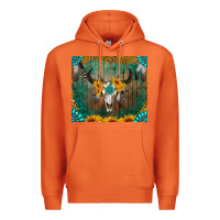 Carrot boho bullskull Premium Hoodie - RanaPortraitStore