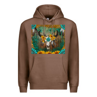 Chestnut boho bullskull Premium Hoodie - RanaPortraitStore