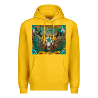 Lemon boho bullskull Premium Hoodie - RanaPortraitStore