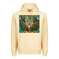 Pina Colada boho bullskull Premium Hoodie - RanaPortraitStore