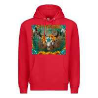 Red boho bullskull Premium Hoodie - RanaPortraitStore