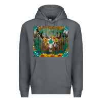 Rock boho bullskull Premium Hoodie - RanaPortraitStore