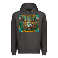 Smoke boho bullskull Premium Hoodie - RanaPortraitStore