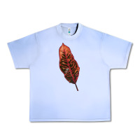 Grape Ice croton leaf Urban Heavy Tee - LillyAllenDesigns