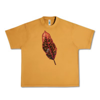 Peanut Butter croton leaf Urban Heavy Tee - LillyAllenDesigns