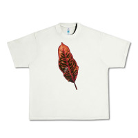Pistachio croton leaf Urban Heavy Tee - LillyAllenDesigns