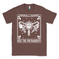 Chestnut womens hex the patriarchy uterus tarot card halloween feminist t shirt Classic Tee - maiPhamDesign