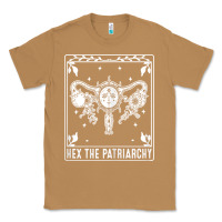 Toasted Coconut womens hex the patriarchy uterus tarot card halloween feminist t shirt Classic Tee - maiPhamDesign