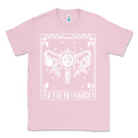 Bubblegum Pink womens hex the patriarchy uterus tarot card halloween feminist t shirt Classic Tee - maiPhamDesign