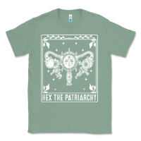 Sage womens hex the patriarchy uterus tarot card halloween feminist t shirt Classic Tee - maiPhamDesign