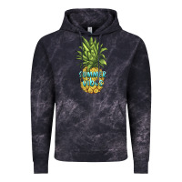 Cloud Black summer vibes pineapple Vintage Hoodie - BarkalooDesign
