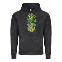 Vintage Black summer vibes pineapple Vintage Hoodie - BarkalooDesign