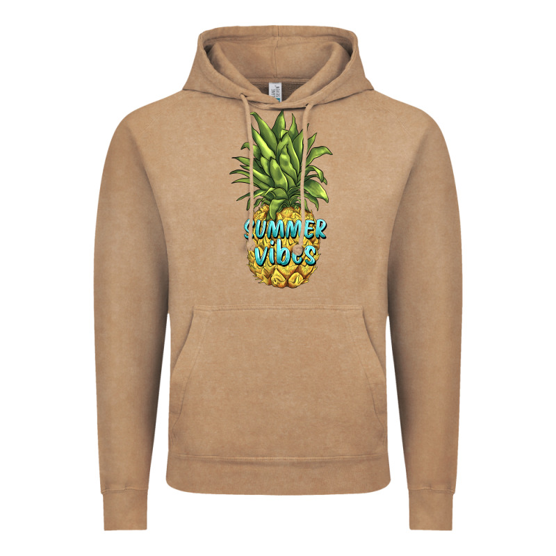Summer Vibes Pineapple Vintage Hoodie by BarkalooDesign | Teevron